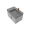 Castello Usa Amazon 30-inch Gray Right Vanity Set with Gray Top and Gold Handles CB-MC-30G-GLD-2056R-GR - alternate 1